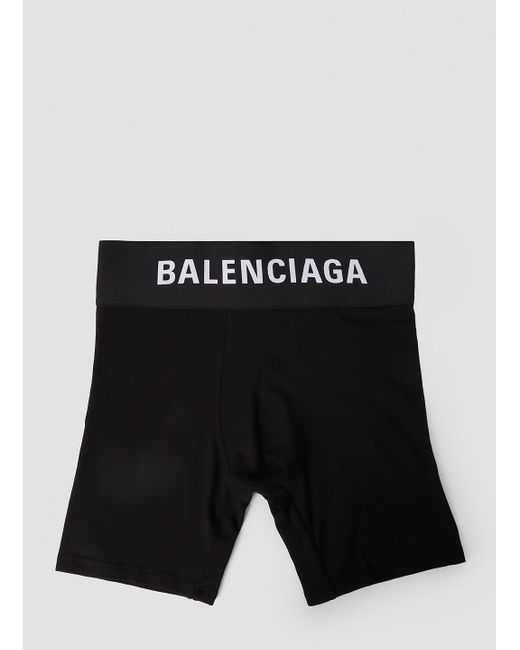 Balenciaga Black Logo Waistband Boxers for men