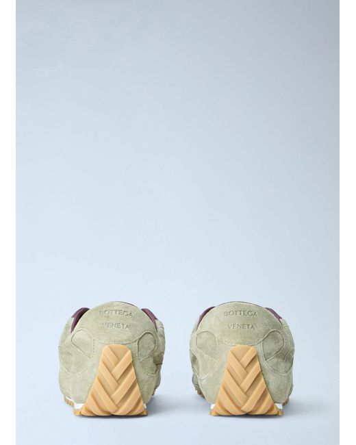 Bottega Veneta Green Orbit Flash Suede Sneakers for men