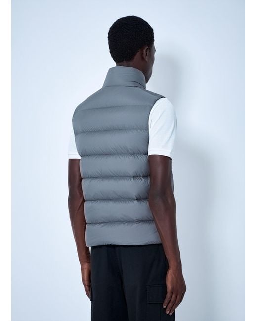 Moncler Blue Tibb Down Gilet for men