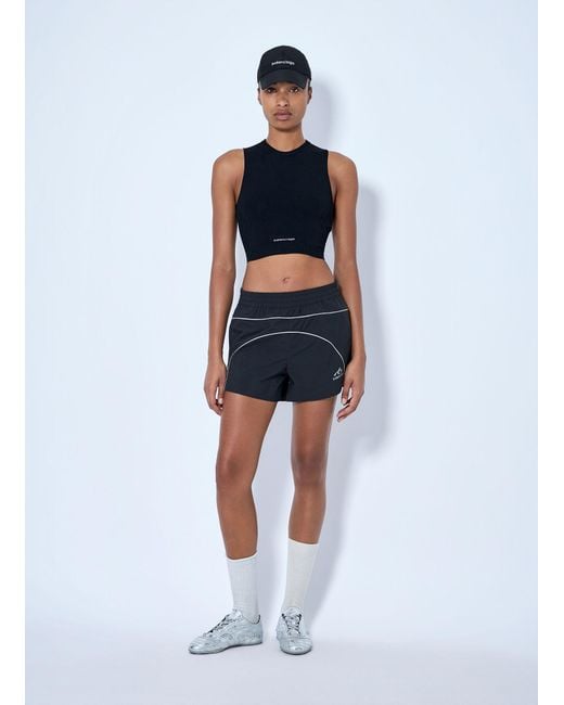 Balenciaga Blue Fitted Cut Top