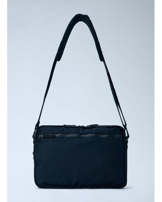 Stone Island Blue Utility Shoulder Bag for men