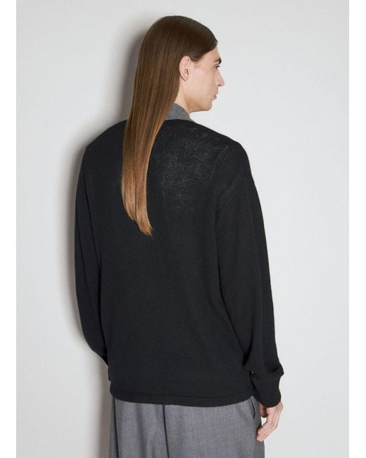 Prada Black Cashmere Cardigan for men