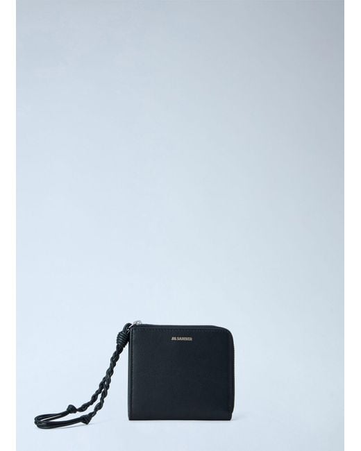Jil Sander Blue Tangle Wallet for men