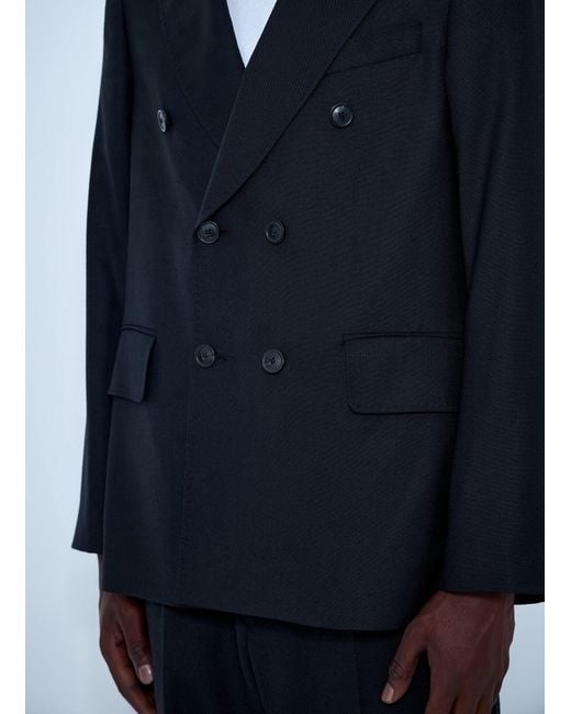 Our Legacy Blue Unconstructed Db Blazer for men