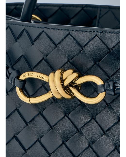 Bottega Veneta Blue Medium Andiamo Handbag