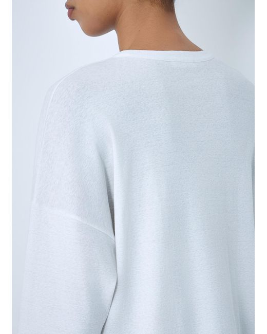 The Row White Floris Top