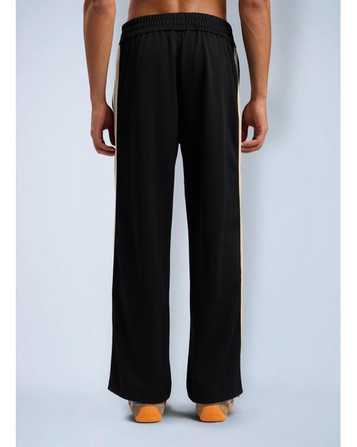 Palm Angels Black Performance Zip-up Track Pants for men