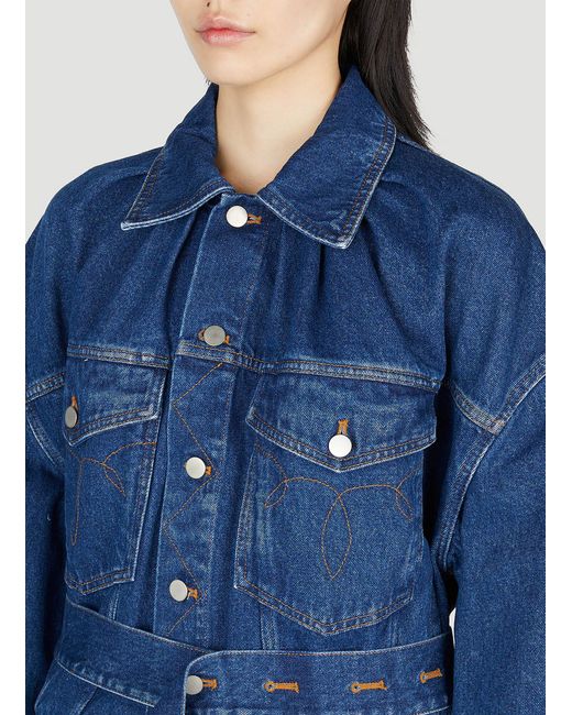 MERYLL ROGGE Blue Denim Jacket