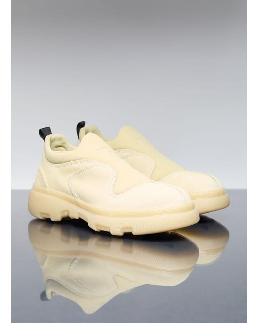 Burberry Natural Suede Foam Sneakers for men