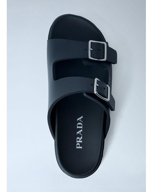 Prada Multicolor Rubber Slides