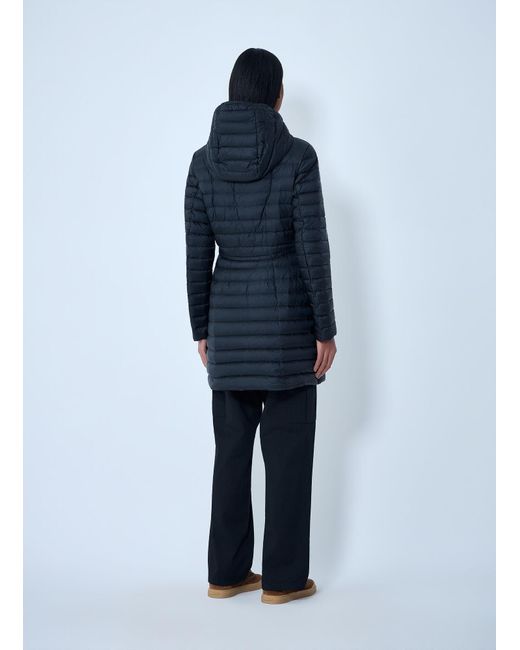 Moncler Blue Barbel Long Parka Coat