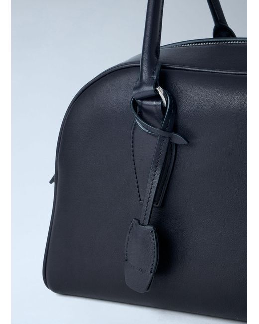 The Row Blue E/W India Shoulder Bag