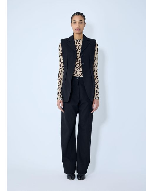 Sportmax Blue Oca Tailored Vest