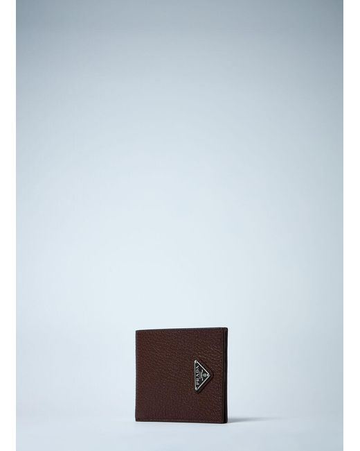 Prada Blue Bi-Fold Wallet for men