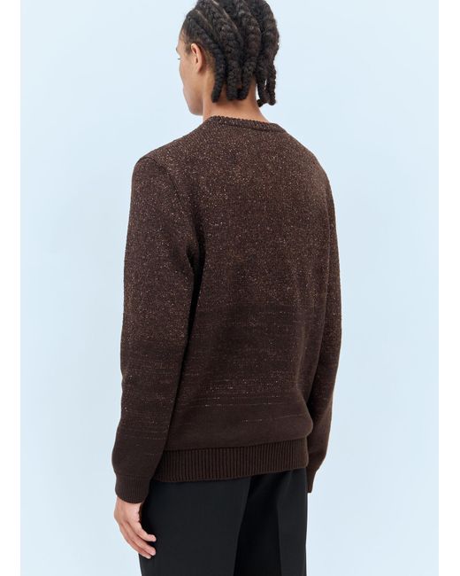 Gucci Multicolor Sequin Crewneck Sweater for men
