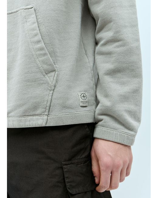 Stone Island Gray Half-zip Sweatshirt for men