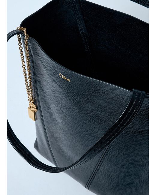 Chloé Blue Chloã Spin Tote Bag
