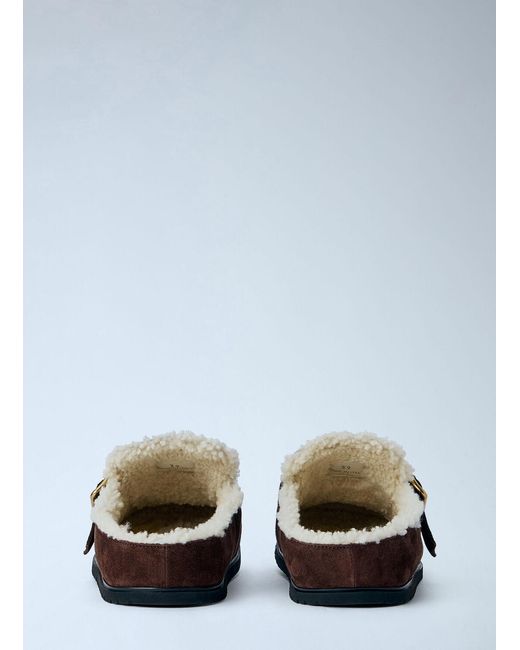 Prada White Suede Mules