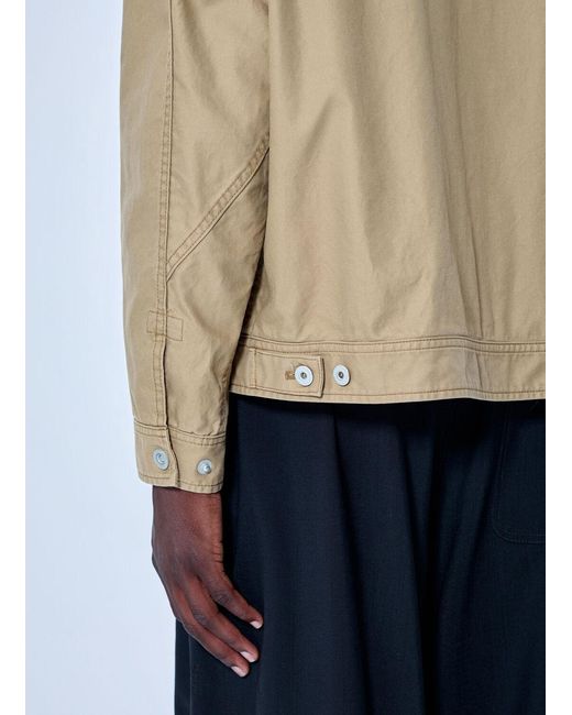 Comme des Garçons Natural Zip-Front Utility Jacket for men