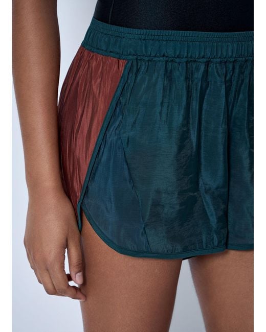 Saint Laurent Blue Elasticated Waist Shorts