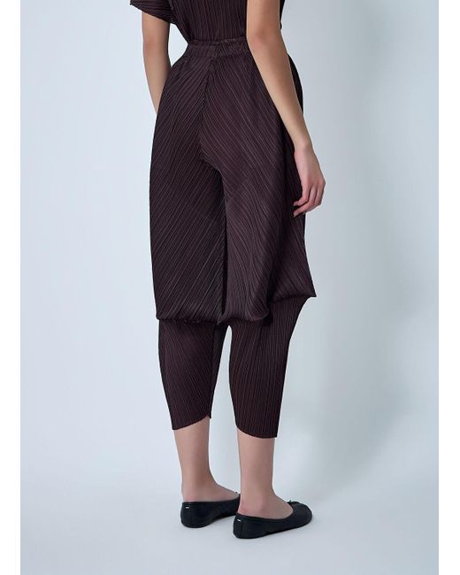 Pleats Please Issey Miyake Blue Pleated Pants