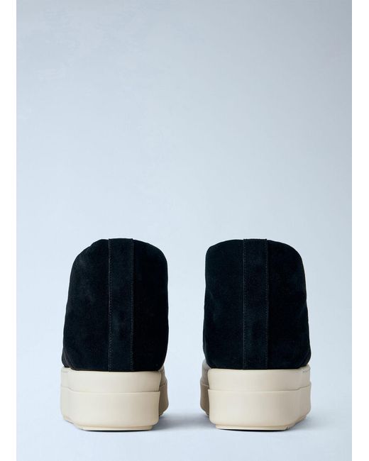 Rick Owens Blue Mega Bumper Platform Boots for men