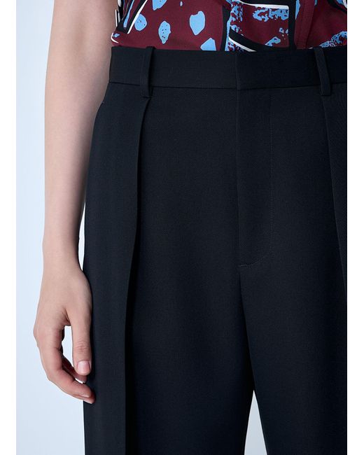 Bottega Veneta Blue Tailored Wool Pants