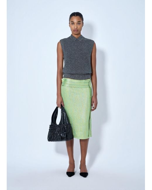 Marni Blue V Neck Sweater
