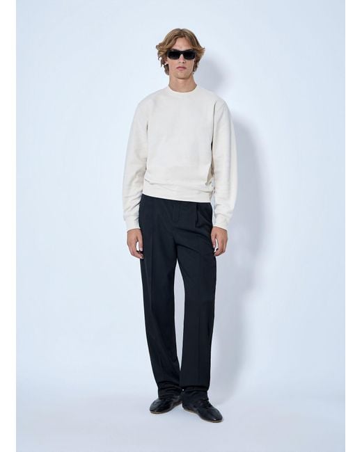 Saint Laurent White Nouvelle Crewneck for men