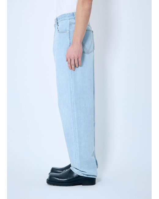 BOTTEGA VENETA Wide Leg Bleached Denim 【公式通販】