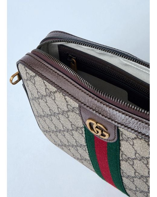 Gucci Blue Ophidia Small Crossbody Bag
