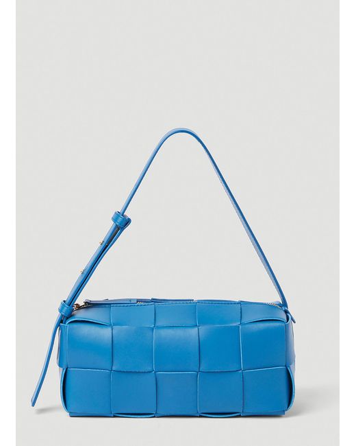 Bottega Veneta Blue Small Brick Cassette Shoulder Bag