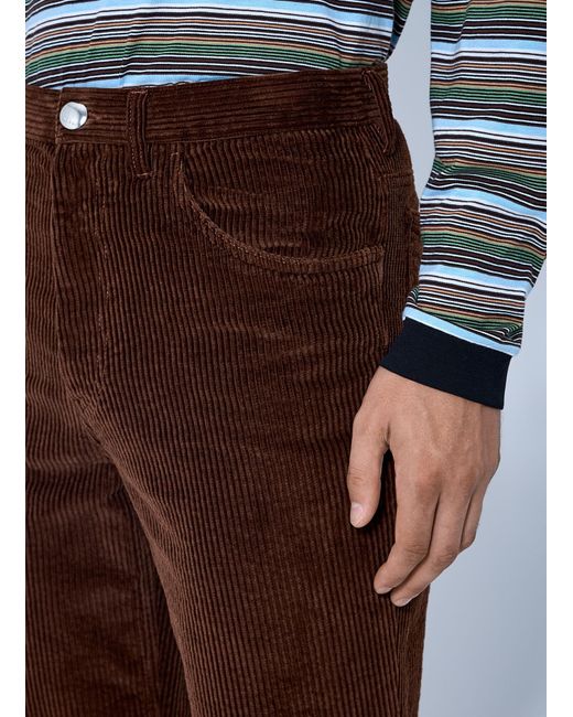 Marni Brown Corduroy Straight-leg Trousers for men