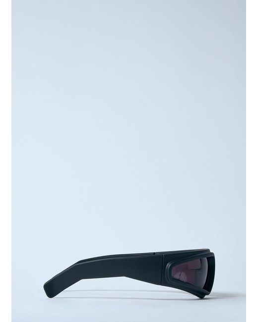 Rick Owens Blue Ryder Sunglasses