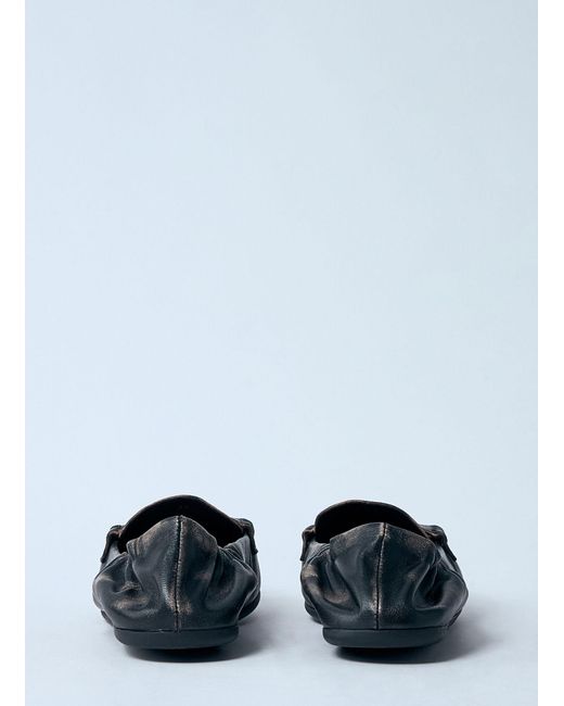Prada Multicolor Logo Plaque Loafters