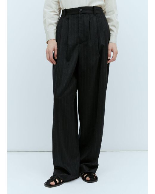 The Row Black Rufos Cashmere Pants for men