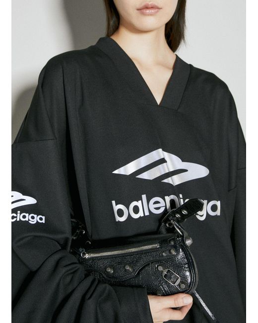 Balenciaga Black Le Cagole Xs Sling Shoulder Bag
