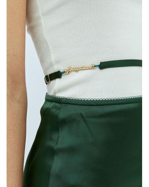 Jacquemus Green La Jupe Notte Midi Skirt