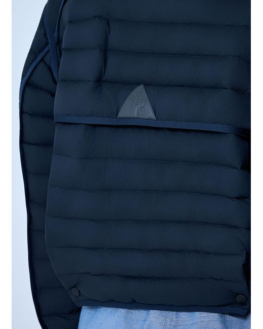 Moncler Blue Madulain Down Jacket