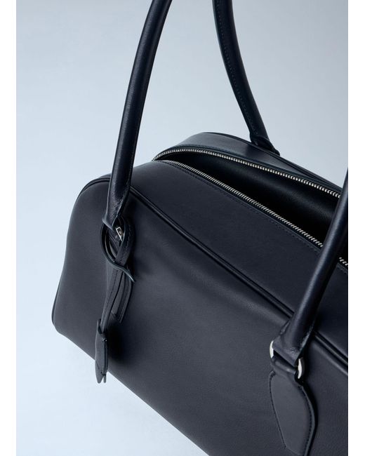 The Row Blue E/W India Shoulder Bag