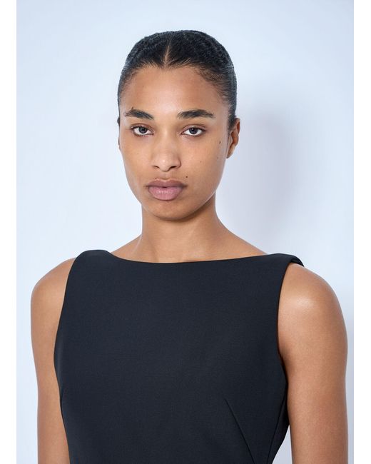 Rohe Blue Deconstructed Collar Top