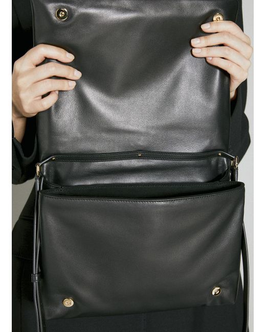 Dolce & Gabbana Gray Dg Leather Padded Shoulder Bag