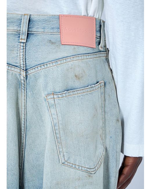 Acne Blue 2023 U Trafalgar Loose Fit Jeans for men