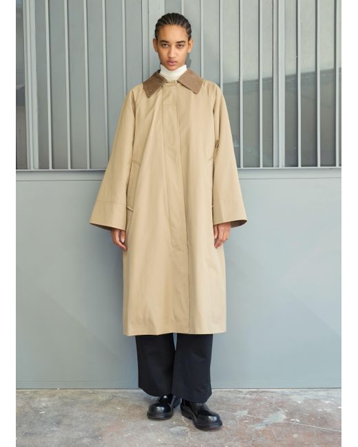 Skall Studio Gray Gaby Cotton Gabardine Trench Coat
