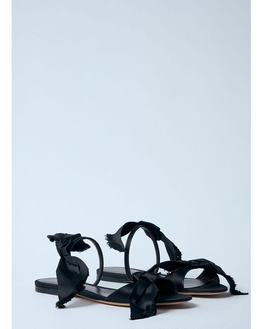The Row Black Voluptas Sandals