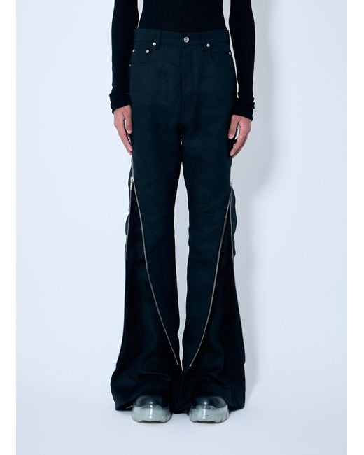 Rick Owens Blue Bolan Banana Pants for men