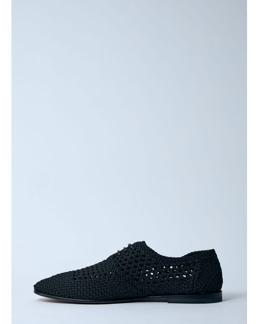 Dolce & Gabbana Multicolor Woven Derby Shoes for men