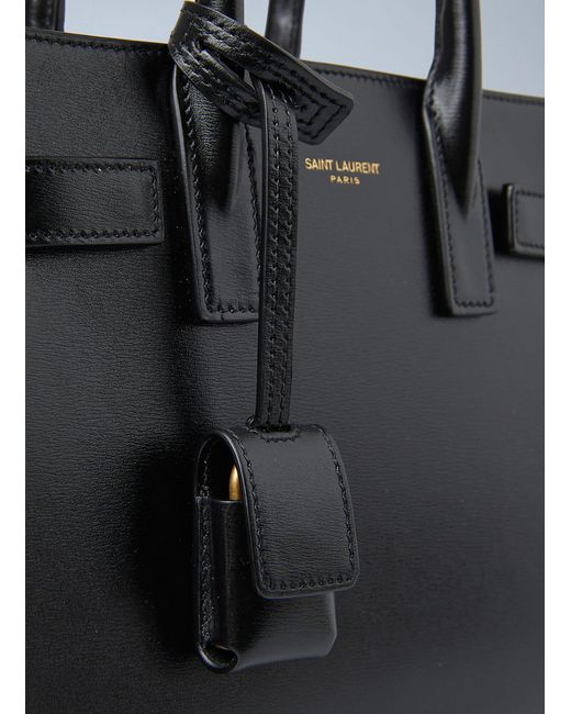 Saint Laurent Black Sac De Jour Nano Handbag
