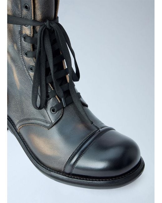 Vivienne Westwood Blue Parachute Boots for men