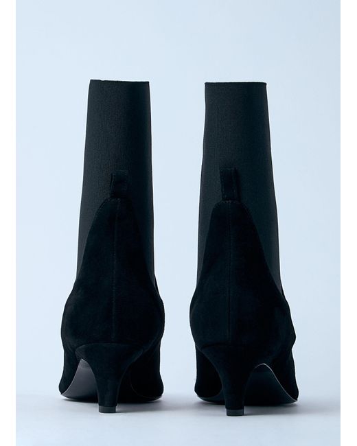 Totême Blue Suede Boots